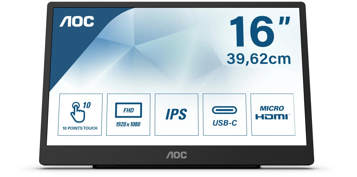 Tweedekans AOC 16T2 met Touchscreen Functie Tweedekans AOC 16T2 met Touchscreen Functie